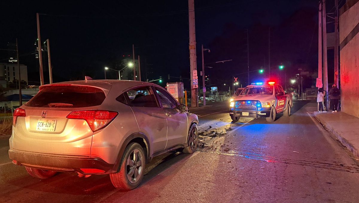 El percance se reportó en la avenida Pablo González Esparza | Fernanda Pérez