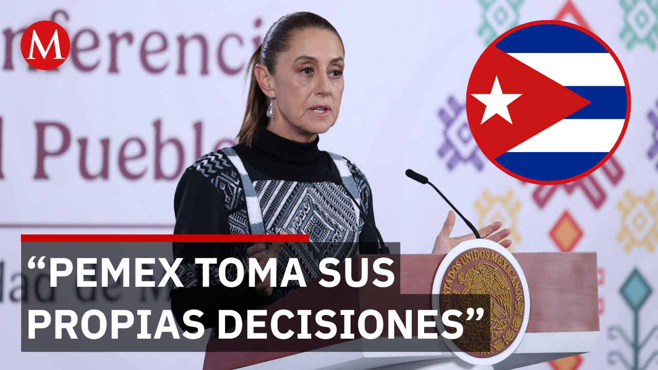 Sheinbaum afirma que envío de petróleo a Cuba es definido por Pemex; "es una decisión soberana"
