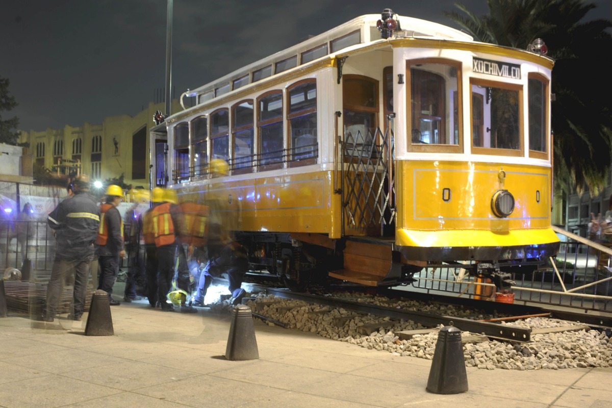 Tranvía de Mulita de 1990 (Cuartscuro).