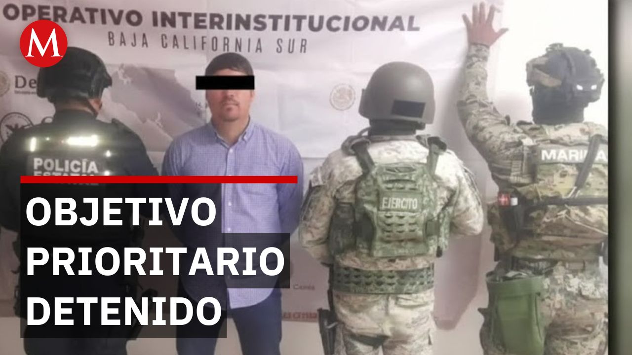 Detienen a Cristian Iván Romero Acuña alias 'El Cholo 40' en Baja California Sur