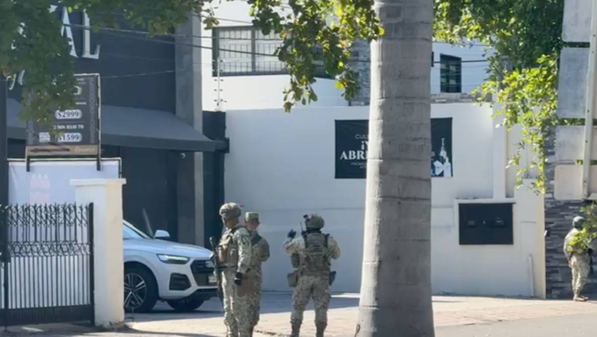 Elementos de la Defensa en la zona donde se registró el ataque (Captura de pantalla)
