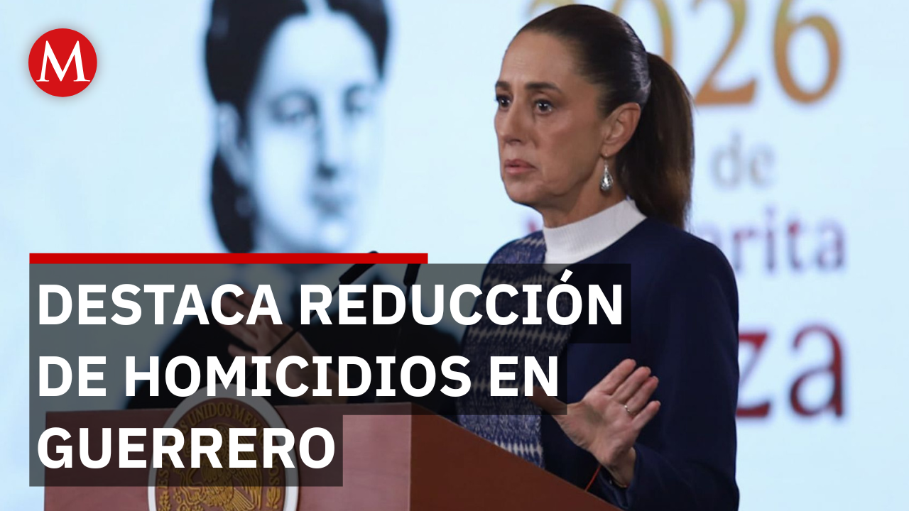 Estrategia en Guerrero funciona: Sheinbaum confirma reducción de violencia