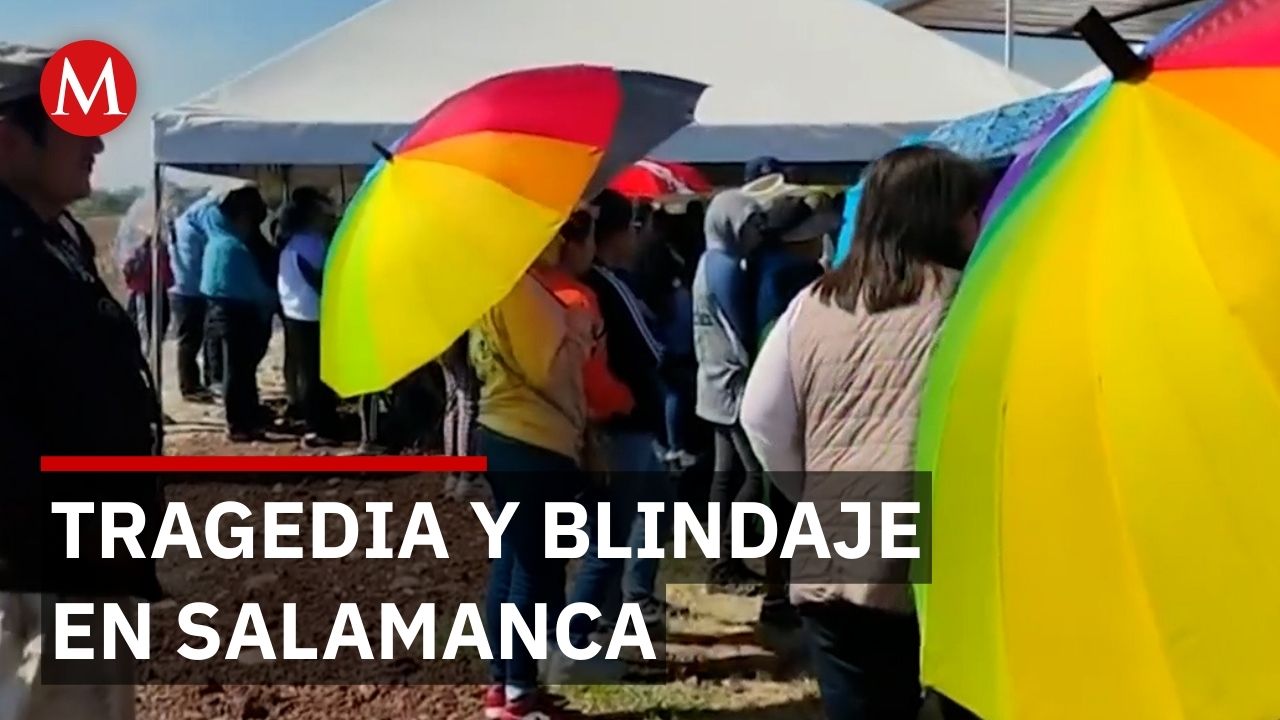 Familias despiden a víctimas de la masacre en Salamanca mientras gobernadora refuerza seguridad