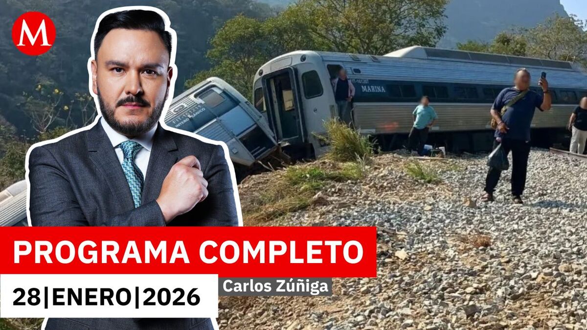 FGR confirma que exceso de velocidad causó el descarrilamiento | Carlos Zúñiga, 28 de enero de 2026