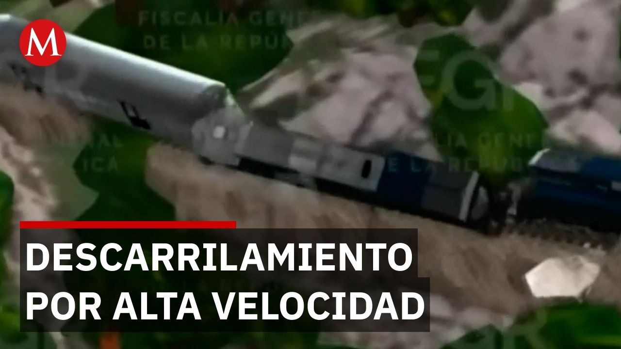 Fiscalía confirma exceso de velocidad en descarrilamiento del tren interoceánico