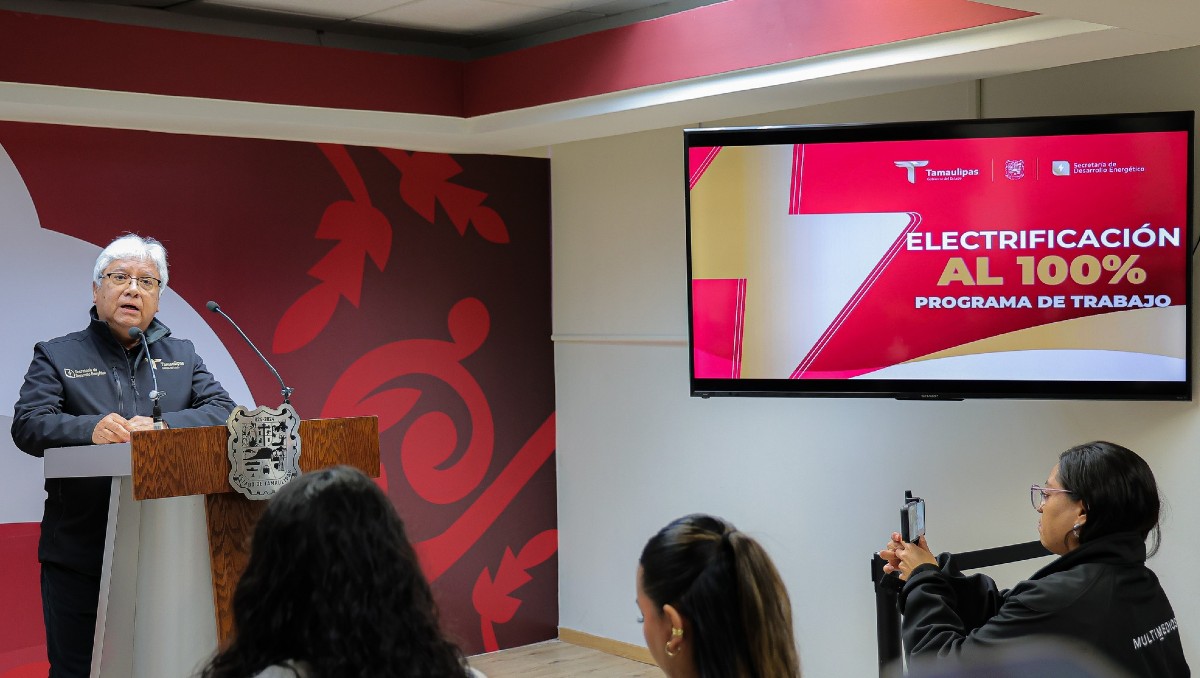 Tamaulipas anunció el arranque de su programa de electrificación total del estado a partir de febrero.