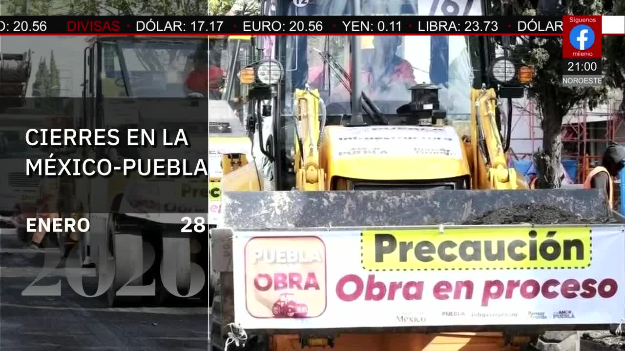 Anuncian cierres en la autopista México-Puebla; así serán | Paola Barquet, 28 de enero de 2026