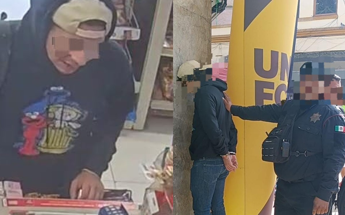 Capturan a joven tras asaltar un Oxxo en Tampico.