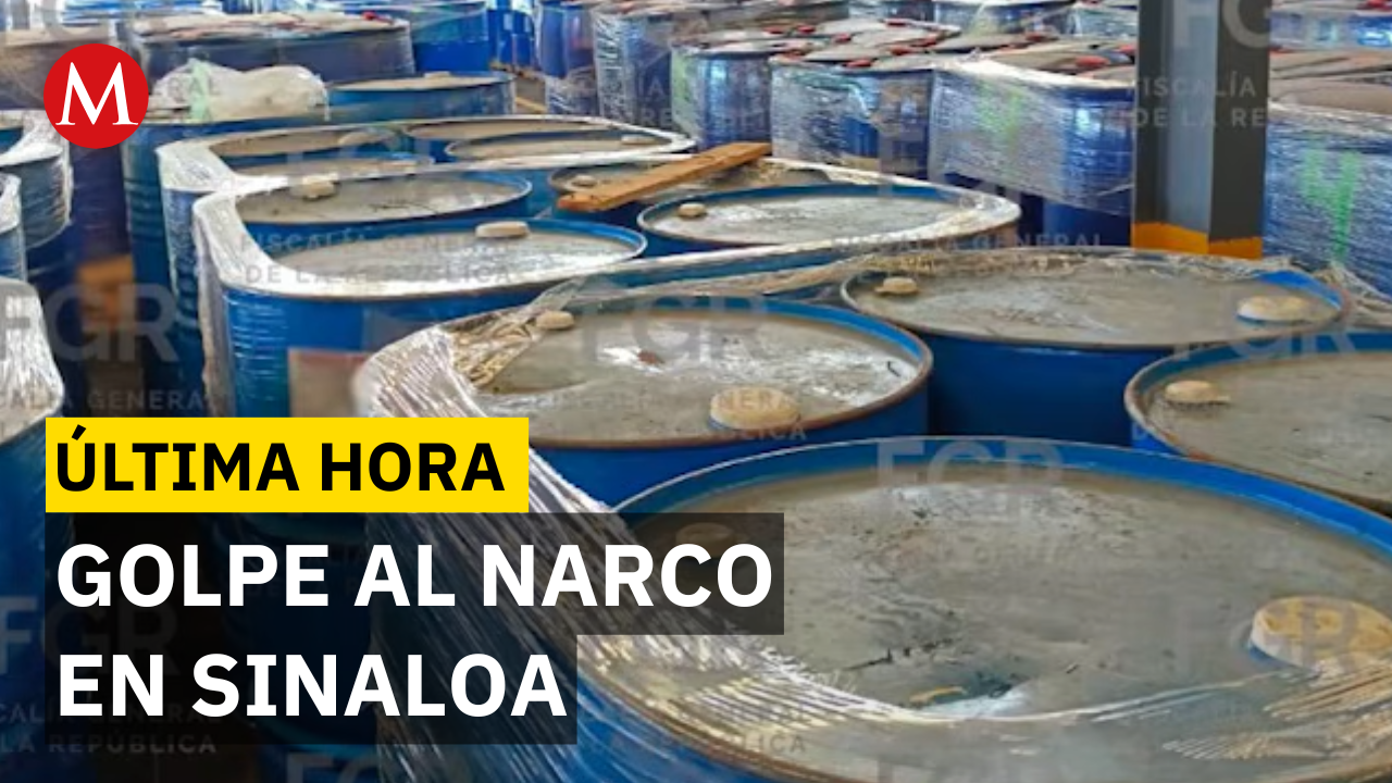 FGR destruye más de 100 toneladas de precursores químicos en Sinaloa