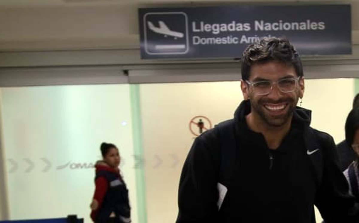 Franco Morales llega a Torreón. | Foto: Martín Piña