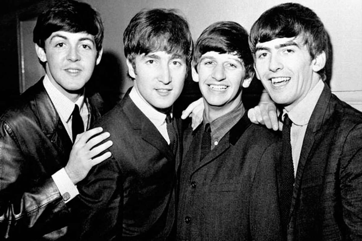 Integrantes de la banda The Beatles