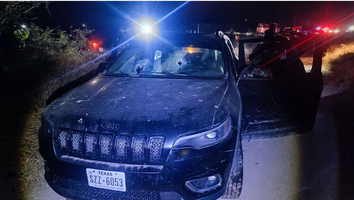 Jeep Cherokee abandonada por agresores tras ataque armado