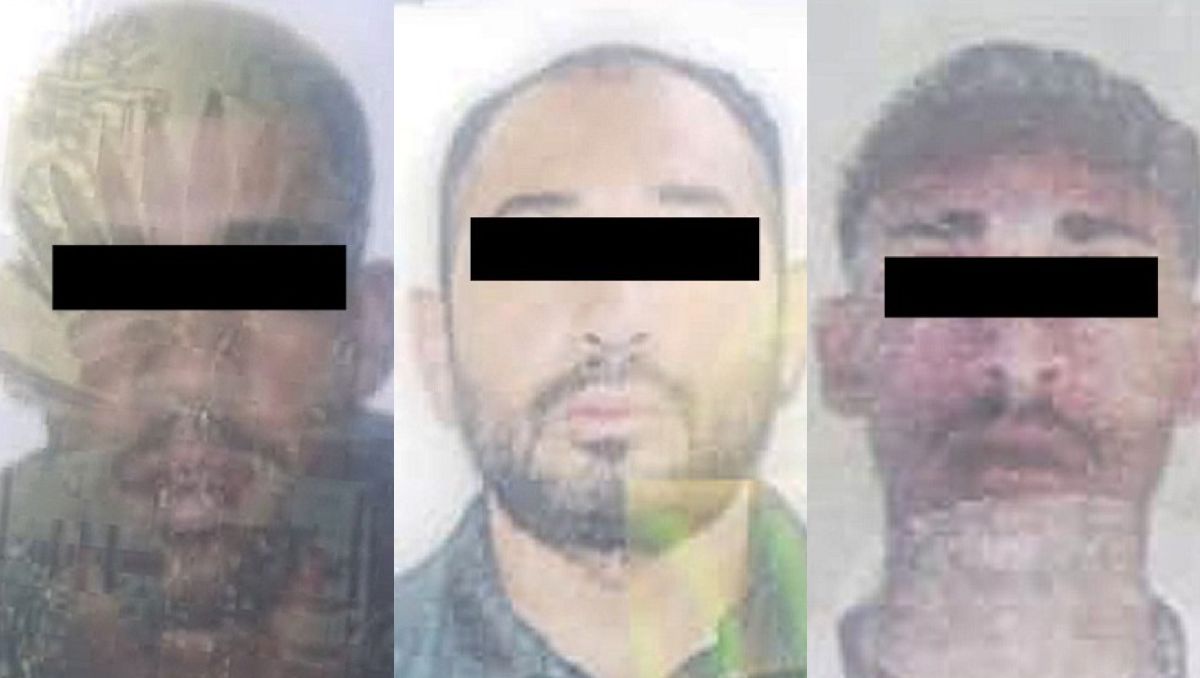 Dos de los presuntos ladrones de bancos sonde nacionalidad cubana. Foto: (Especial)