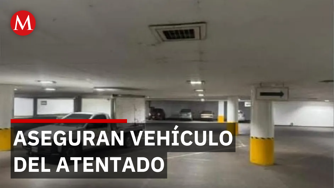 Vehículo asegurado tras atentado a Sergio Torres Félix en Sinaloa