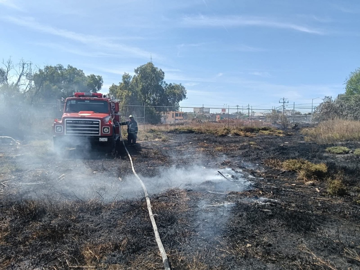 Incendios en Pachuca este 30 de enero. (Guadalupe Trejo)