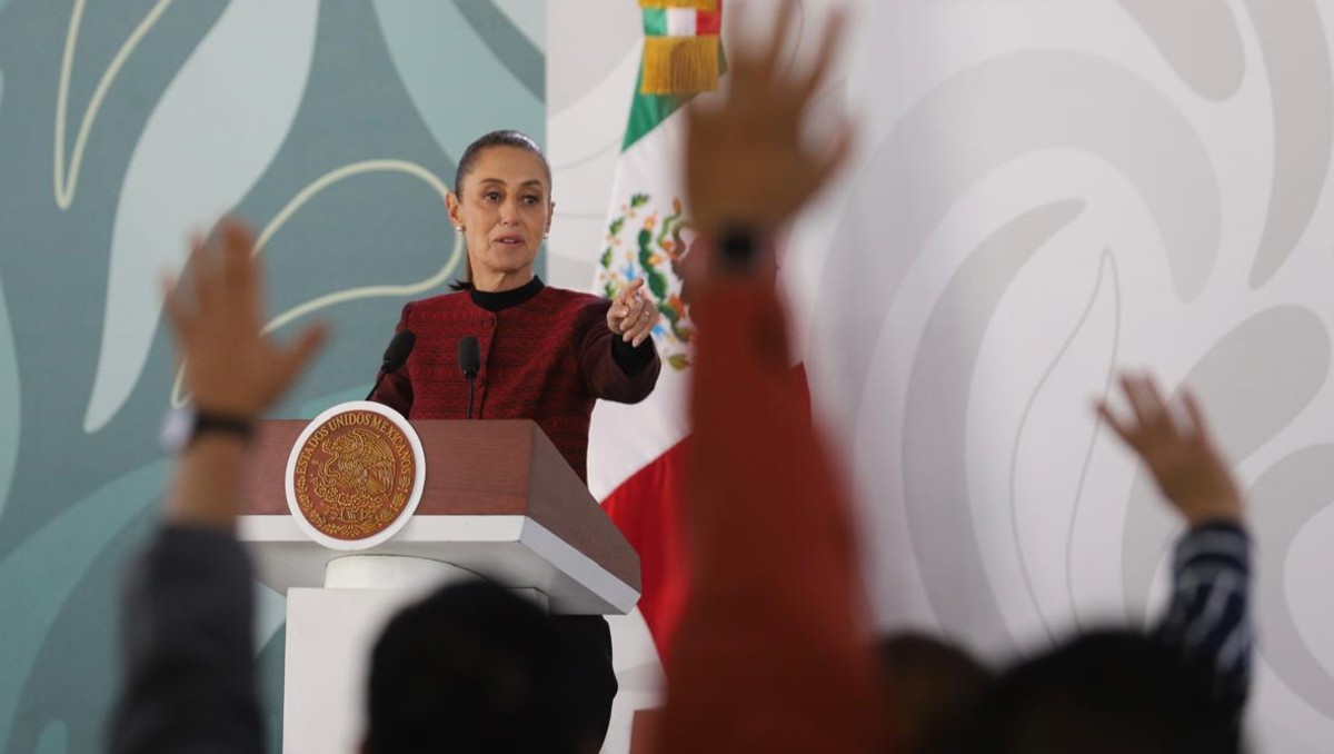 La mandataria aseguró que no se pondrá en riesgo a México, ante la medida de Trump. | Foto: Jorge Carballo