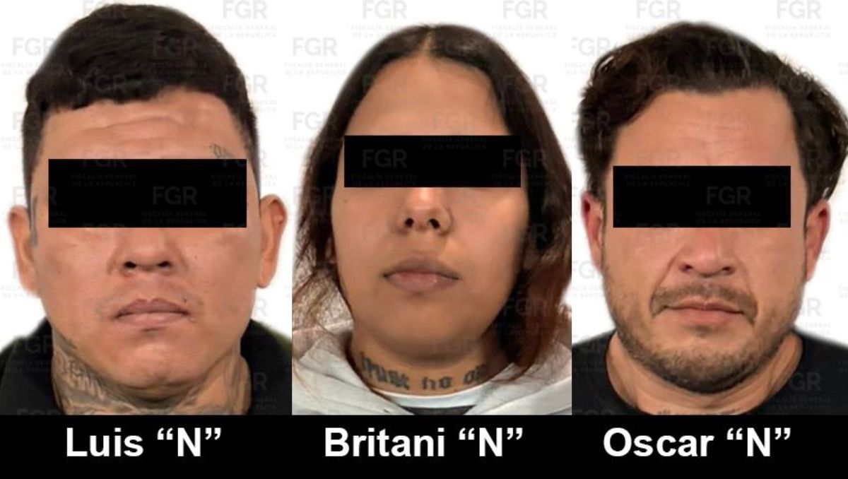 Las personas vinculadas fueron identificadas como Britani “N”, Luis “N” y Óscar “N”. | Especial