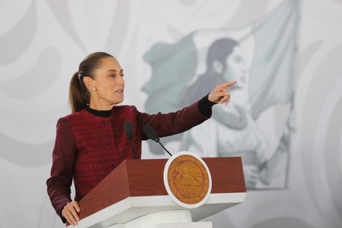 Sheinbaum celebra pago histórico de Ricardo Salinas: "El más grande que se haya hecho"