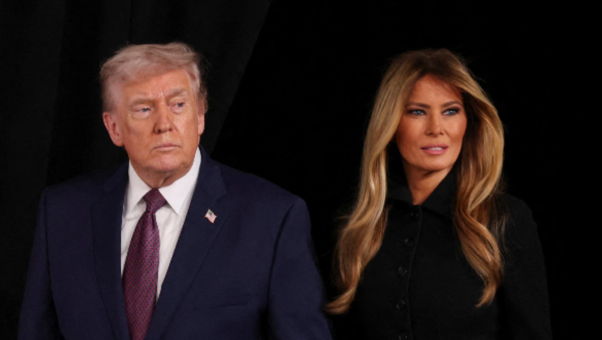 El presidente de EU y la primera dama en el estreno de Melania | Foto: Reuters