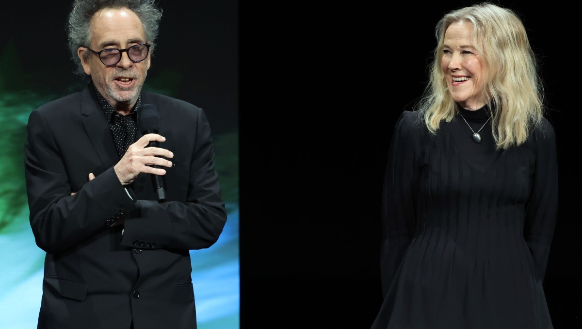 Burton animó al diseñador de producción Bo Welch a invitar a salir a Catherine, tiempo después, la pareja se casó.