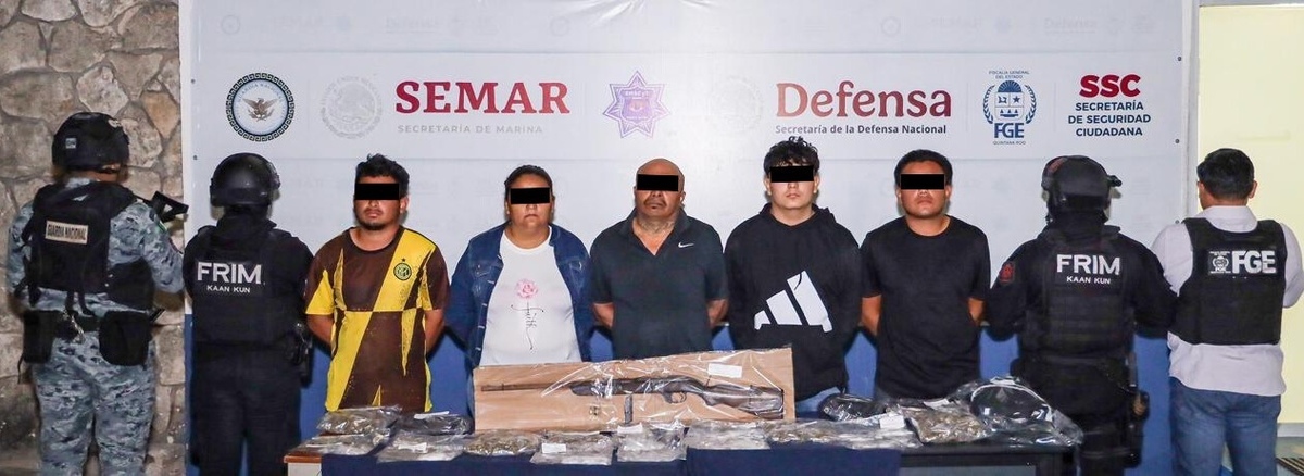 Detenidos en primer operativo en Supermanzana 247, Cancún. | Especial