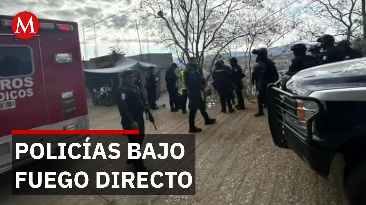 Reportan balacera en Oaxaca: Sujeto con fusil de asalto agrede a oficiales en operativo