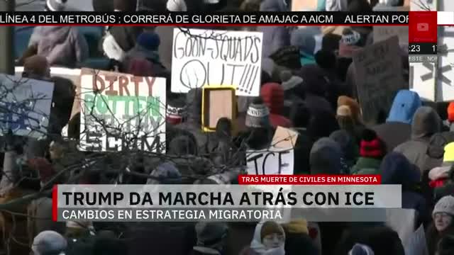 Trump retrocede con el ICE y buscará una nueva estrategia | Jaime Núñez, 30 de enero de 2026