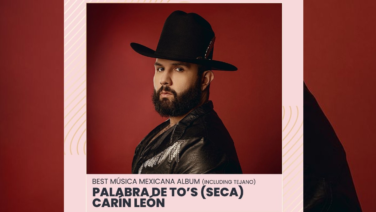 Carín León compitió contra nombres de peso como Fuerza Regida, Grupo Frontera y Bobby Pulido. Foto: Especial