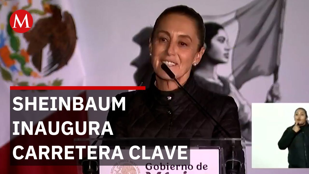 Claudia Sheinbaum inaugura carretera en Sonora que conecta con Chihuahua