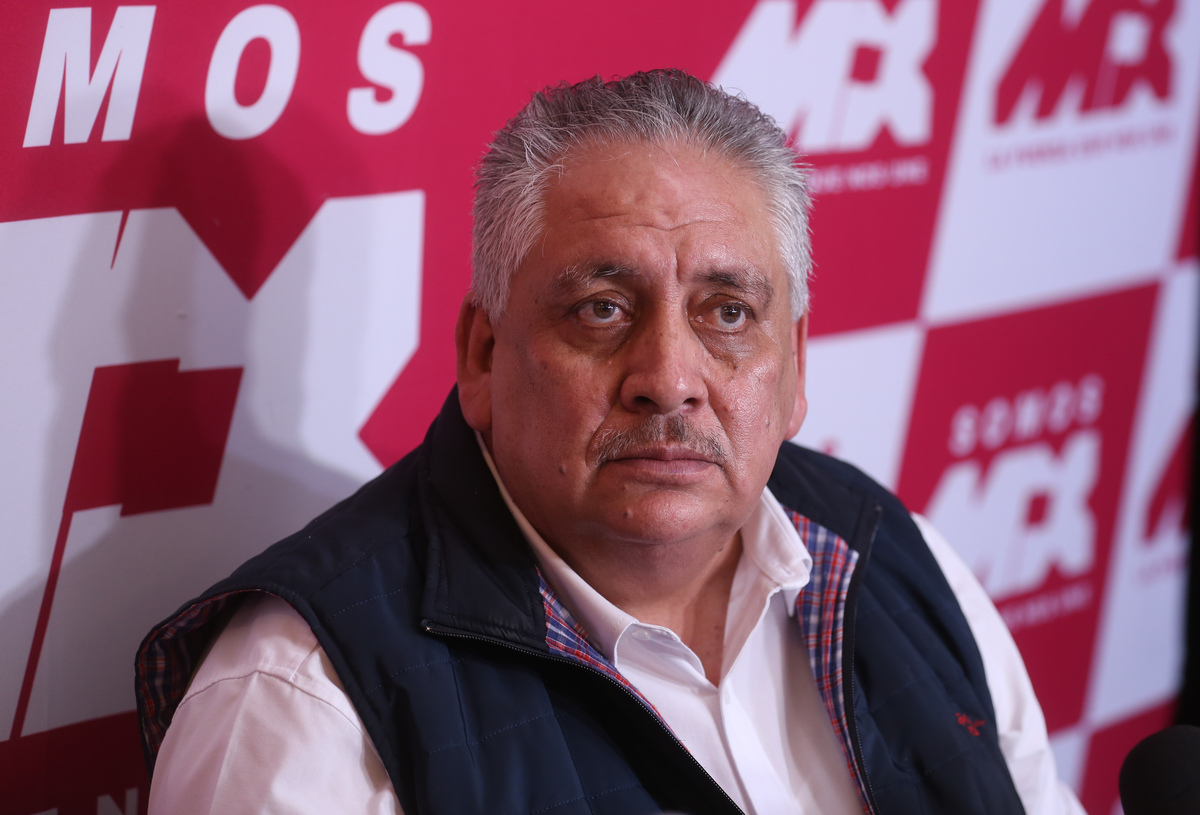 Guadalupe Acosta  presente durante la presentación de Somos México (Araceli López).