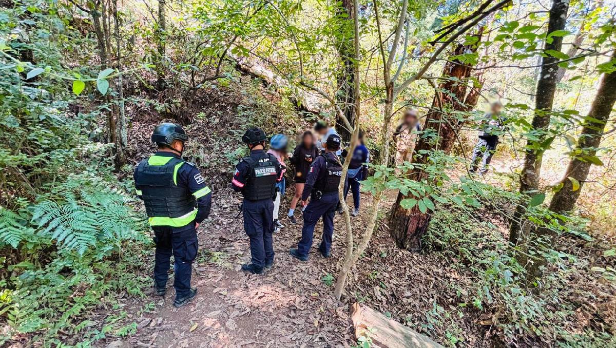 Los menores ingresaron a Monte Alto sin conocer una ruta de salida. Foto: (Especial)