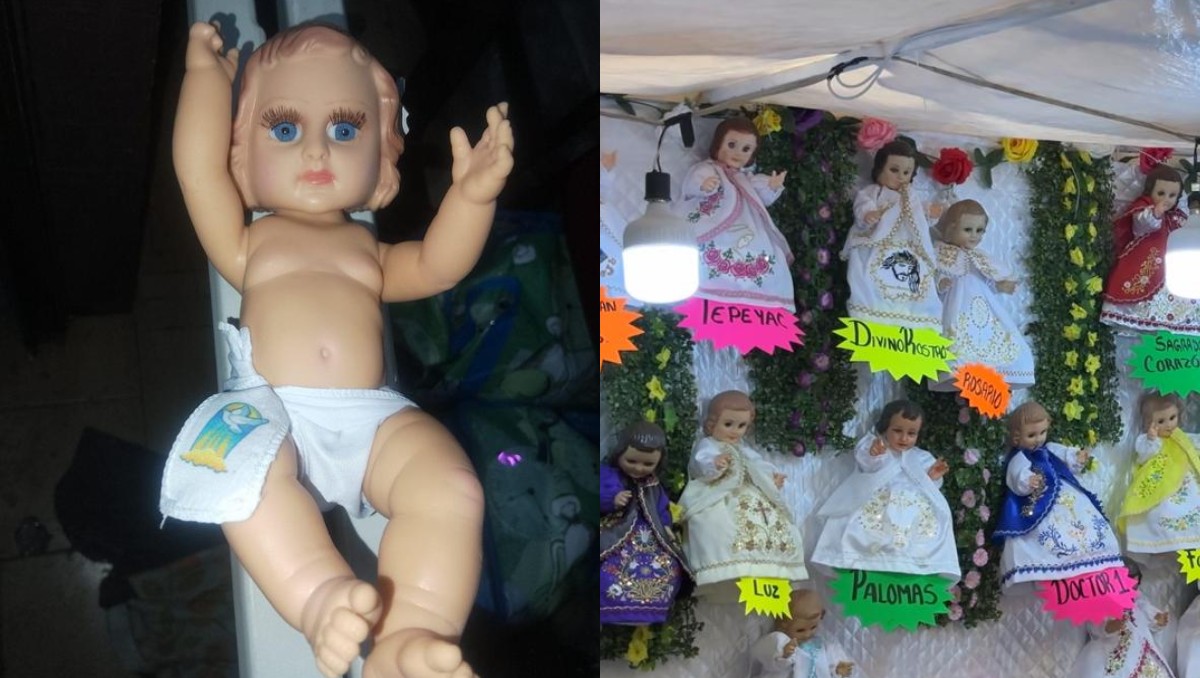 Niños Dios artesanales se ven amenazados por los comerciantes chinos. | Foto: Especial