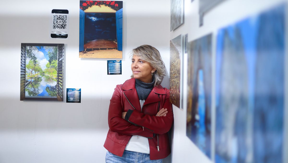 Afirma que su expo llama a la reconexión. Jorge López