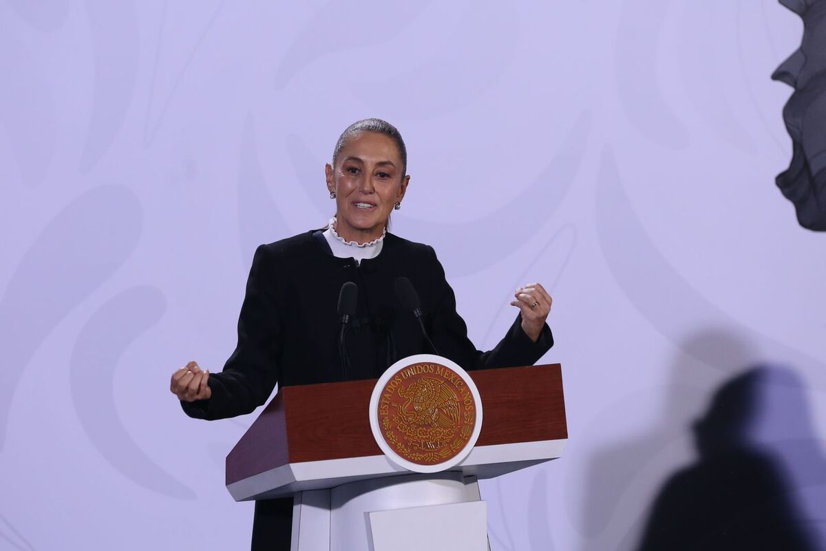 Claudia Sheinbaum en La Mañanera desde la Cineteca de Chapultepec | Ariana Pérez