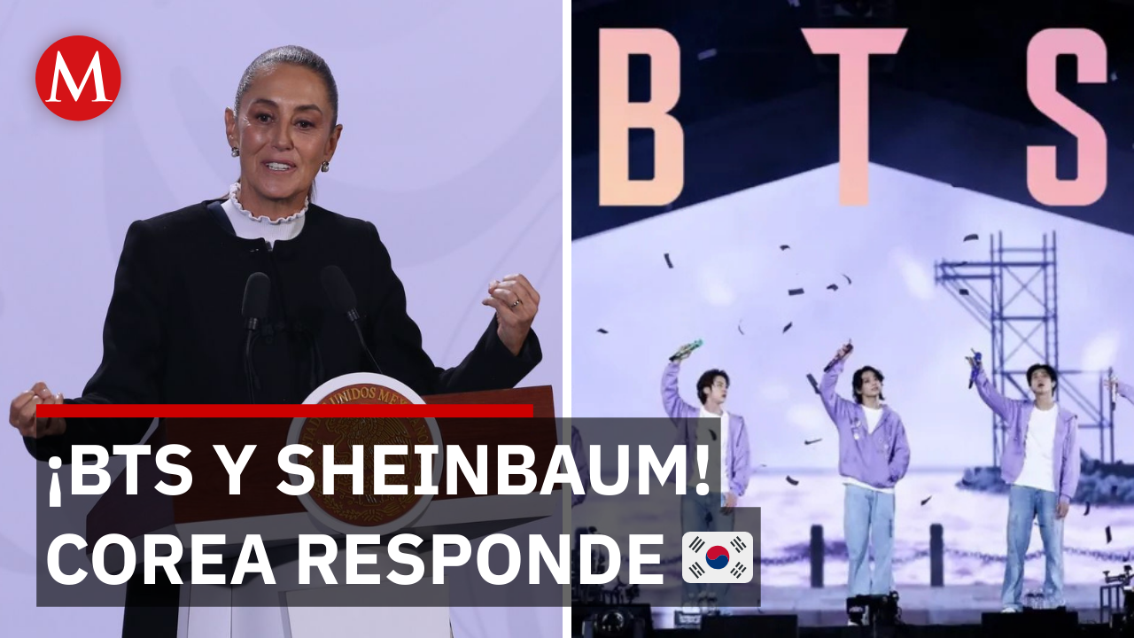 ¡Corea del Sur responde a Sheinbaum sobre BTS!