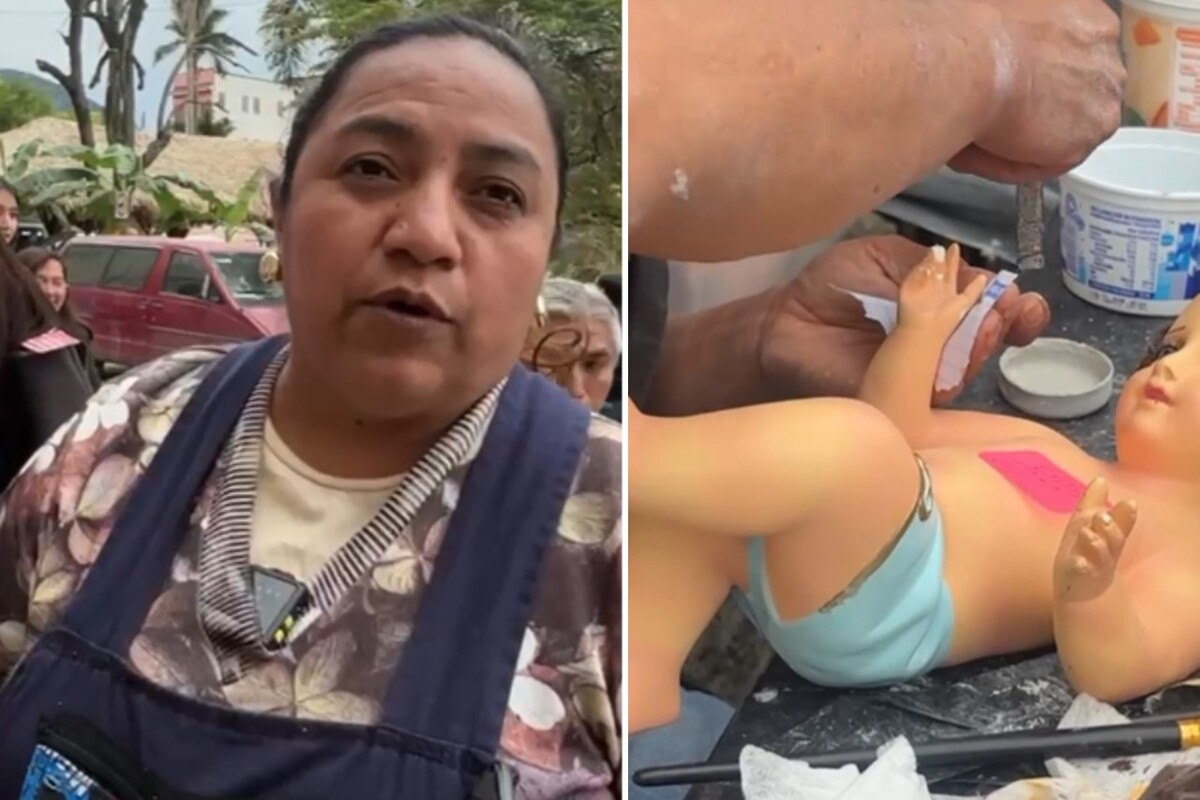 La tradición de vestir al Niño Dios fue heredada de generación en generación en la familia de Elizabeth.