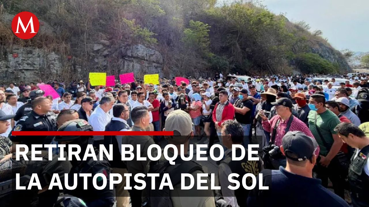 Liberan la Autopista del Sol tras seis horas de bloqueo
