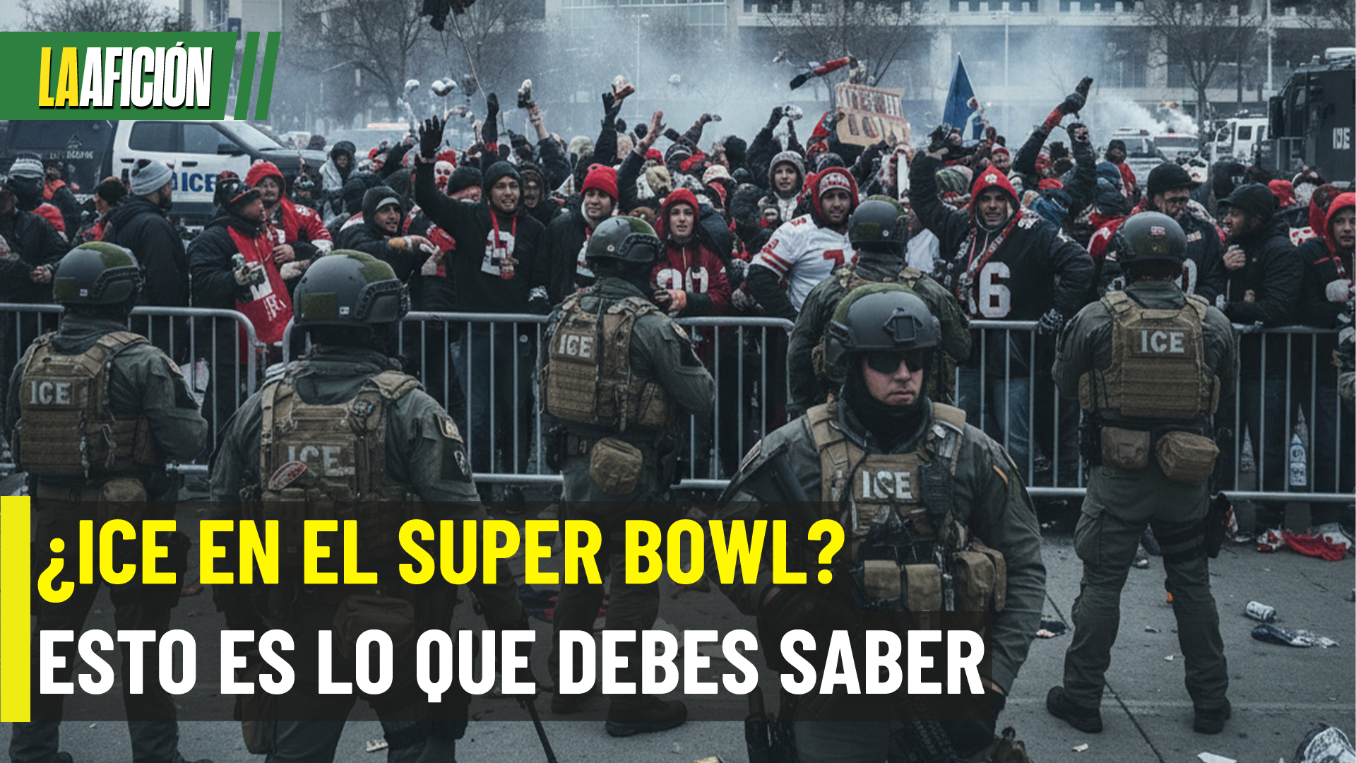 ¿Peligro en el estadio? El papel del ICE en el Super Bowl 2026