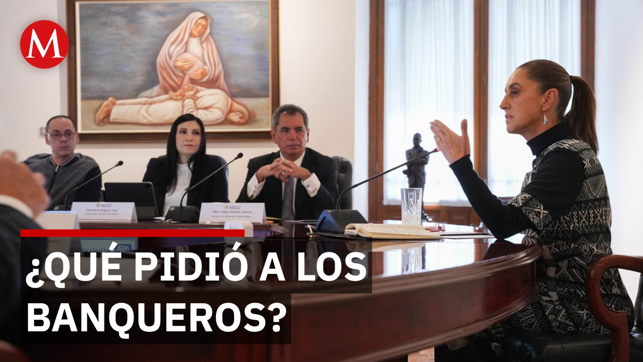 Sheinbaum tras cita con banqueros: “Fue una reunión amistosa”
