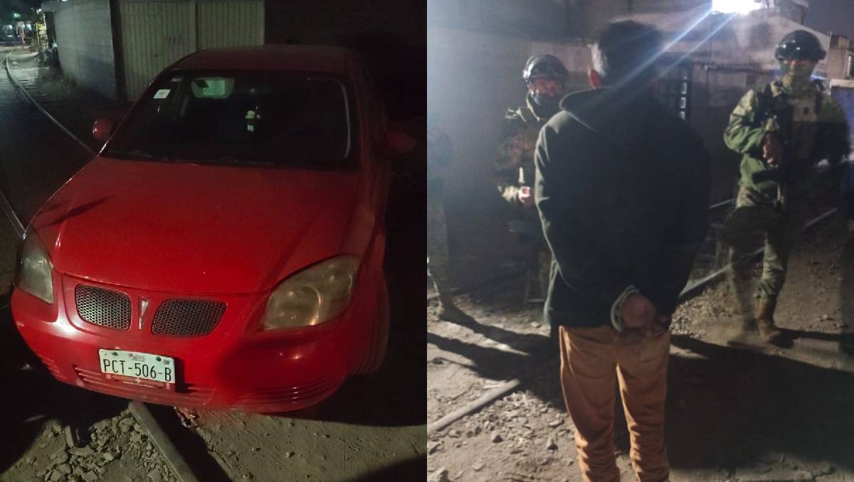 La víctima de secuestro fue localizada con las manos amarradas y dentro de un auto. Foto: (Especial)