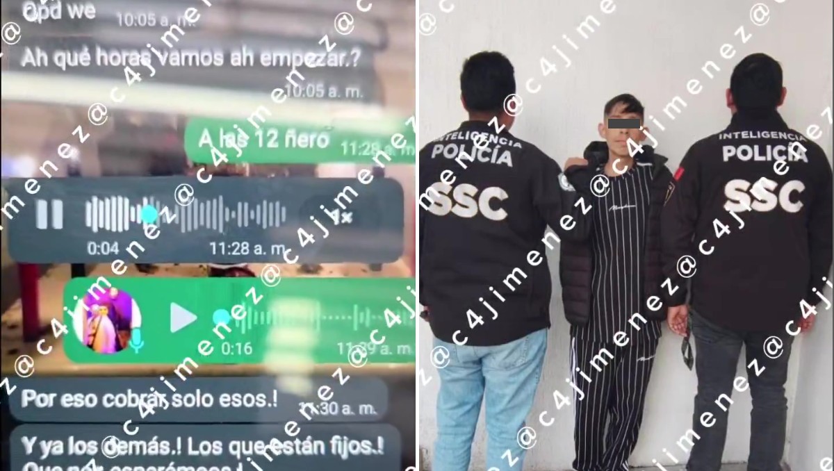 Exhiben chat entre extorsionadores de La Unión Tepito; un implicado fue detenido. | Especial