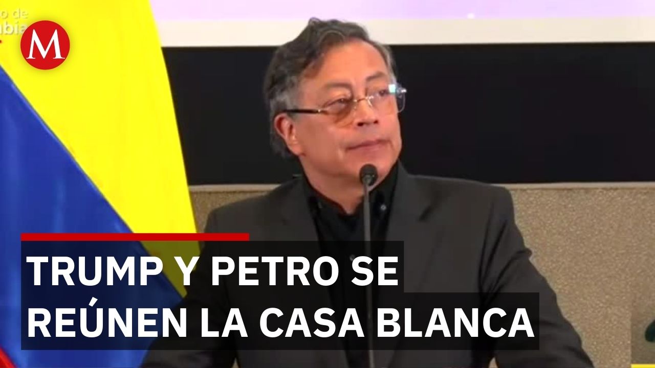 Gustavo Petro realiza conferencia de prensa tras reunión con Donald Trump