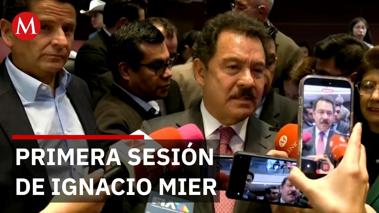 Ignacio Mier encabeza su primera sesión como coordinador de Morena en el Senado