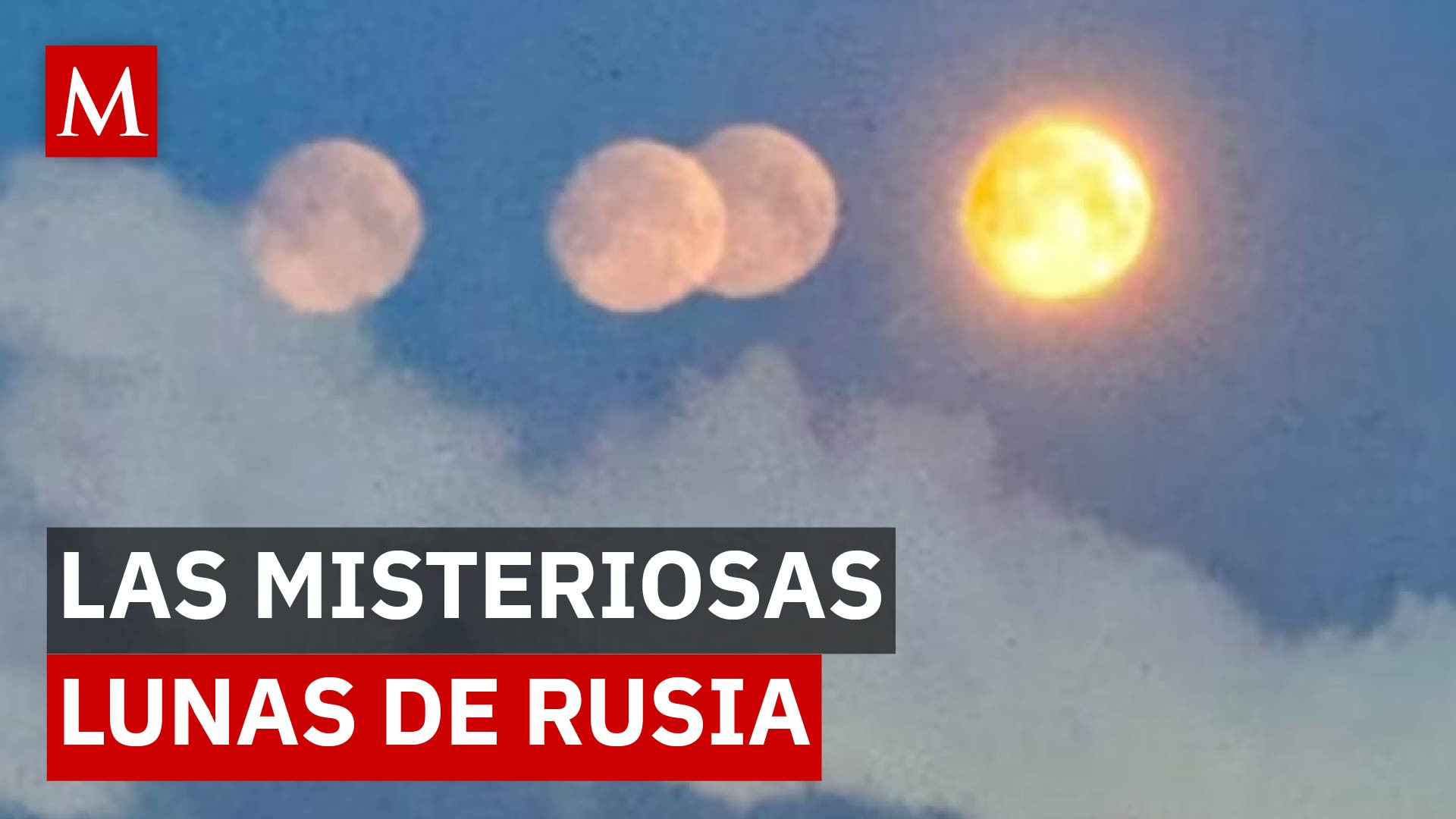 Cuatro lunas en el cielo de Rusia: el extraño fenómeno que sorprendió a San Petersburgo