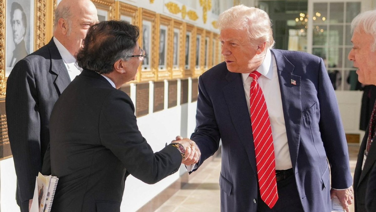 Los mandatarios se reunieron en la Casa Blanca para discutir sobre narcotráfico y seguridad. | AFP