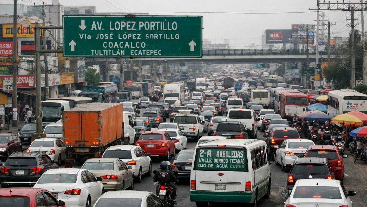 El Estado de México vive afectaciones viales tras un accidente automovilístico | IA DISCOVER