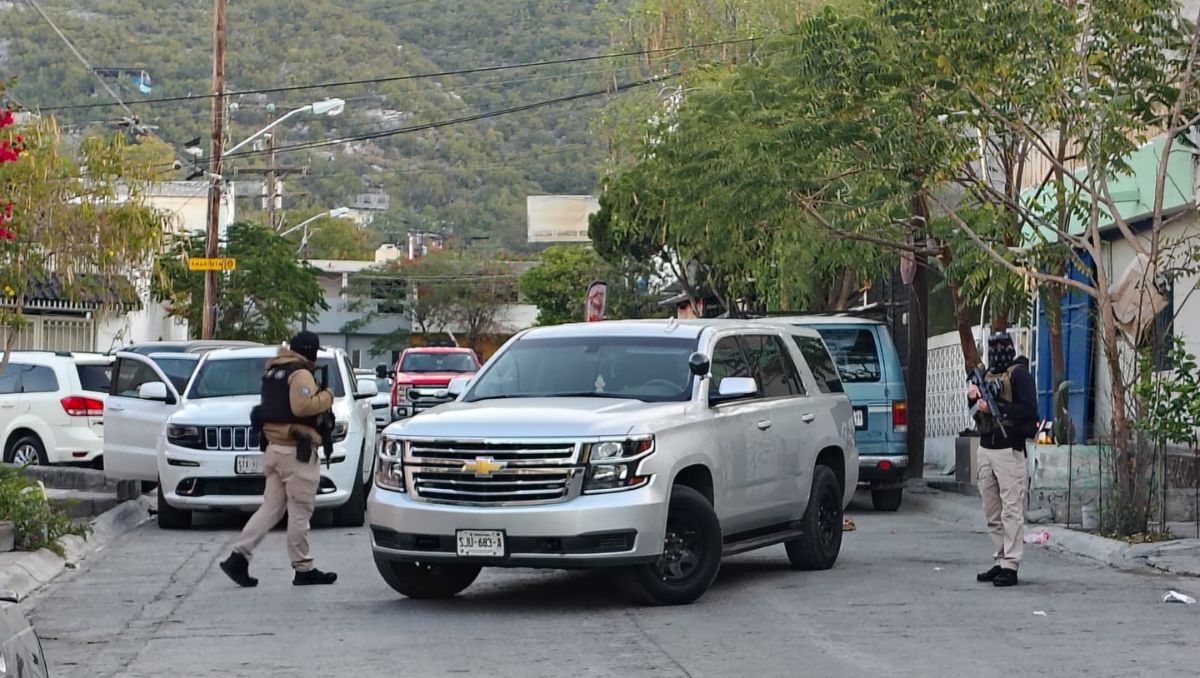 El operativo se desplegó en la colonia Valle de San Martín-Fomerrey 24 y Barrio de la Industria. Agustín Martínez