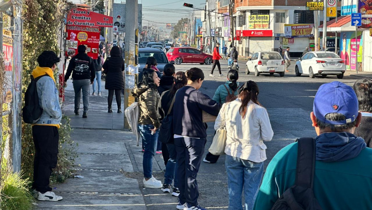 Paro de transporte público en Puebla| Andrés Lobato