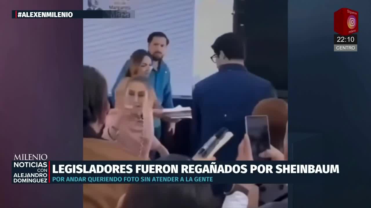 Así regañó Sheinbaum a morenistas en San Quintín, BC. | Alejandro Domínguez, 2 de febrero de 2026
