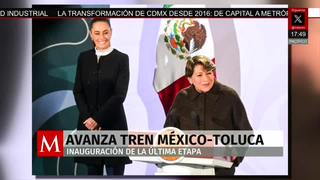 Sheinbaum inaugura por completo el Tren Insurgente | Milenio Noticias, 2 de febrero de 2026